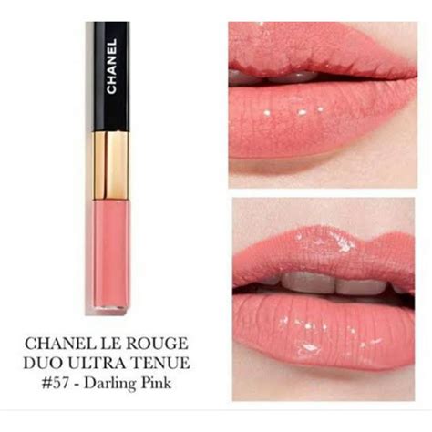 chanel darling pink 57|chanel duo lip gloss.